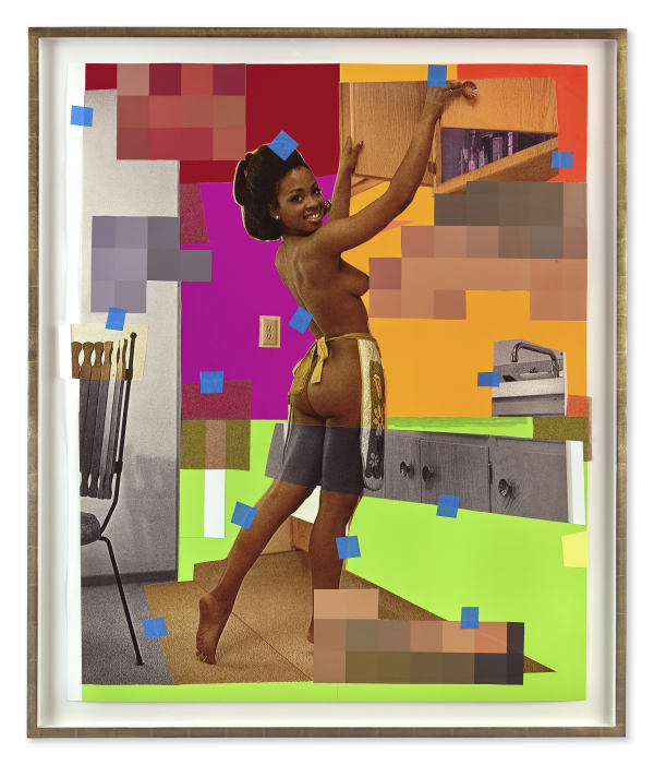 Mickalene Thomas, Jet Blue #8, 2019