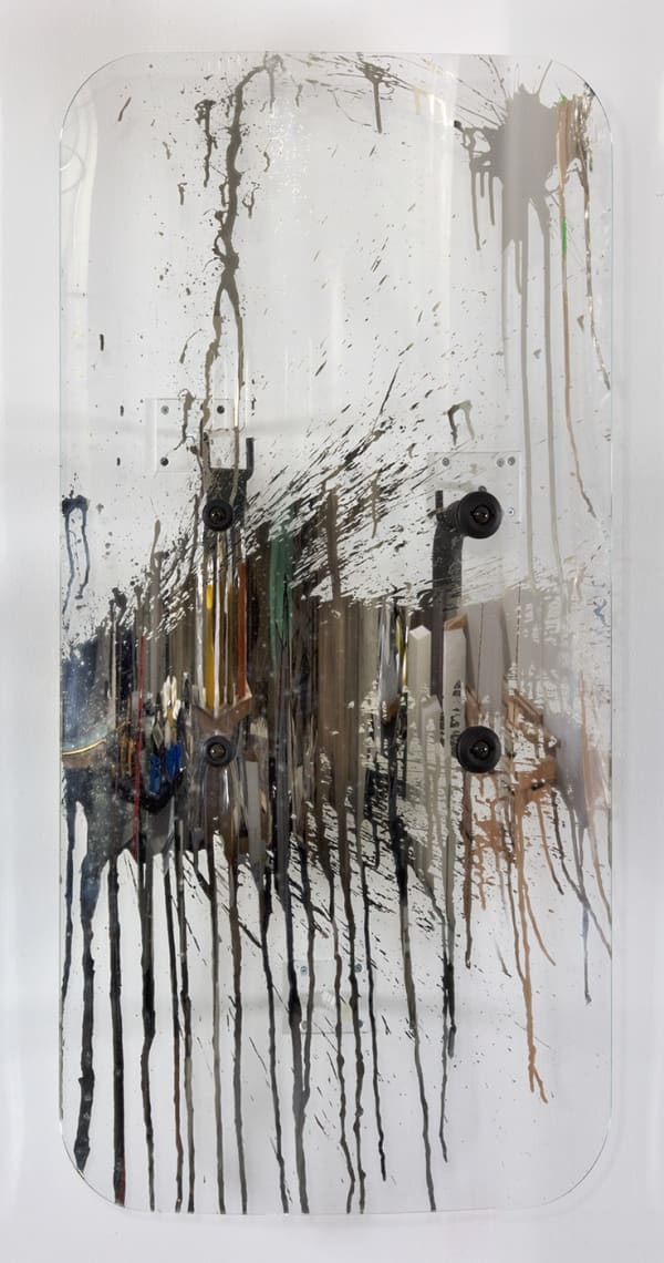 Michael Joo Untitled (9.27.13), 2013 Silvered low-iron glass 48 x 24 x 7 in 121.9 x 61 x 17.8 cm