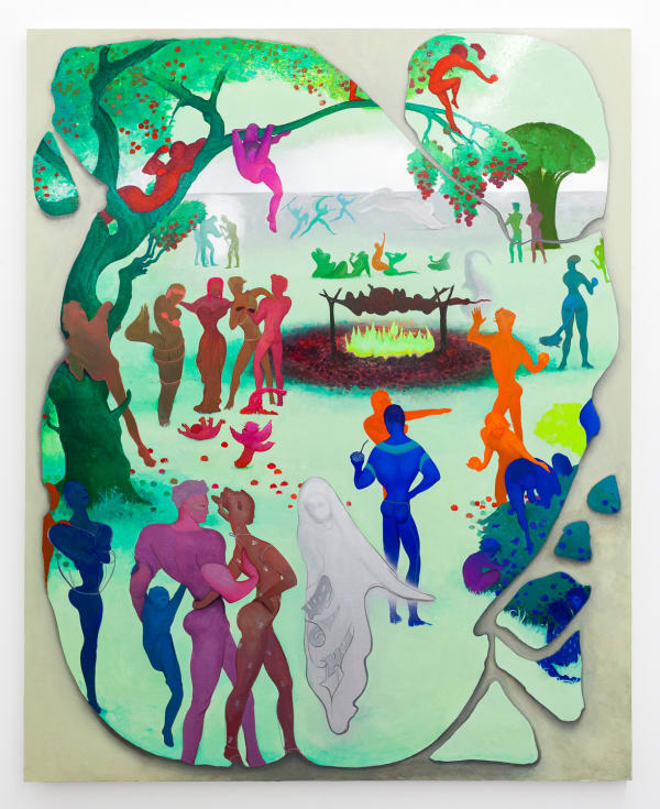 Inka Essenhigh, welcome to the Gather-n-Hunt, a family restaurant, 3500 C.E., 2018