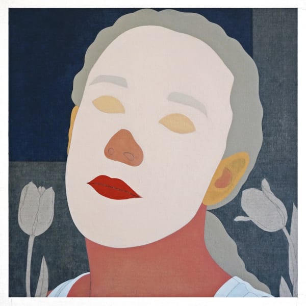 Jeffly Gabriela Molina El Bello (ii), 2017 Oil and graphite on linen 20” x 20”