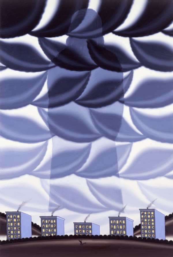 Roger Brown, Oral Roberts’ Vision of a Two Mile High Jesus, 1984