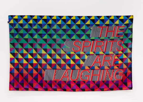 Jeffrey Gibson, THE SPIRITS ARE LAUGHING, 2021