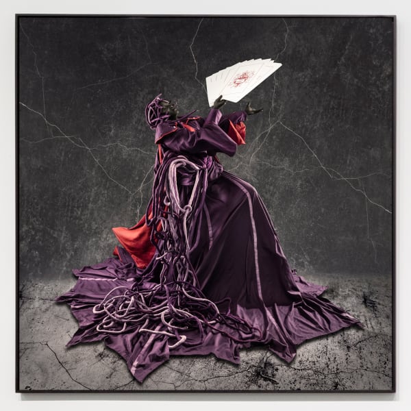 Mary Sibande, Wielding the Collision of the Past, Present and Future, 2017