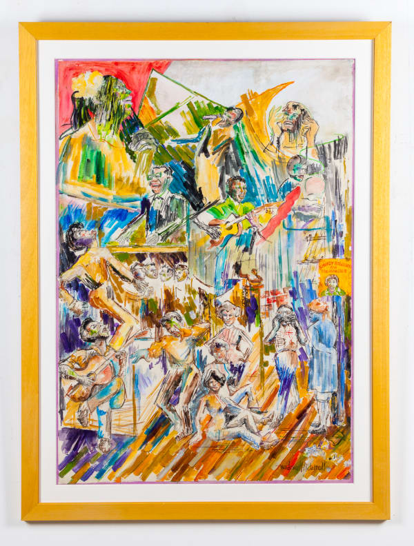Wadsworth Jarrell, Study for Wall of Respect, 1967
