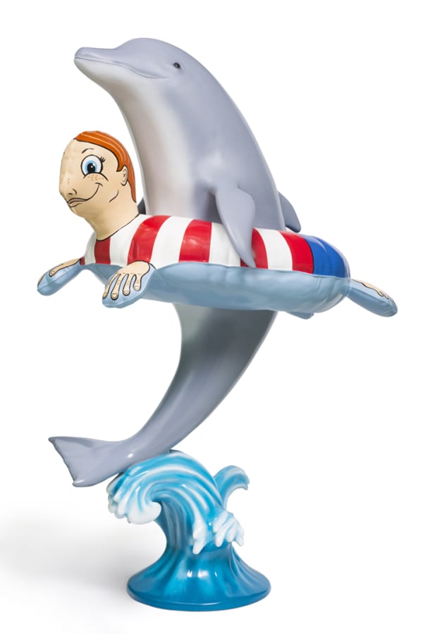 Tony Tasset, Dolphin Fun, 2016