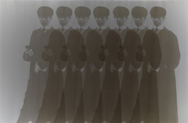 Deborah Kass, Seven Ghost Yentls (My Elvis), 1997