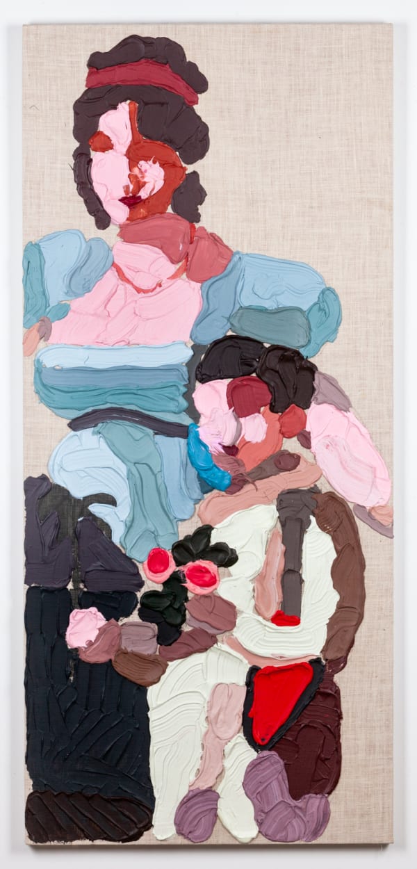 José Lerma, Portrait of a woman and her son, 2020