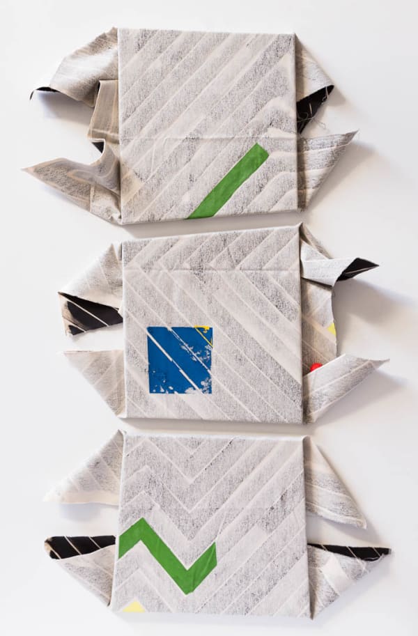 Patrick Chamberlain Stellar Totem, 2016-17 Oil on canvas 61 x 36 x 5 3/4 in 154.9 x 91.4 x 14.6 cm