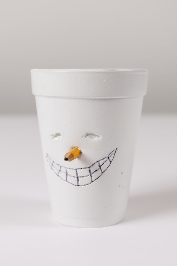 Tony Tasset, Cup Face , 2014