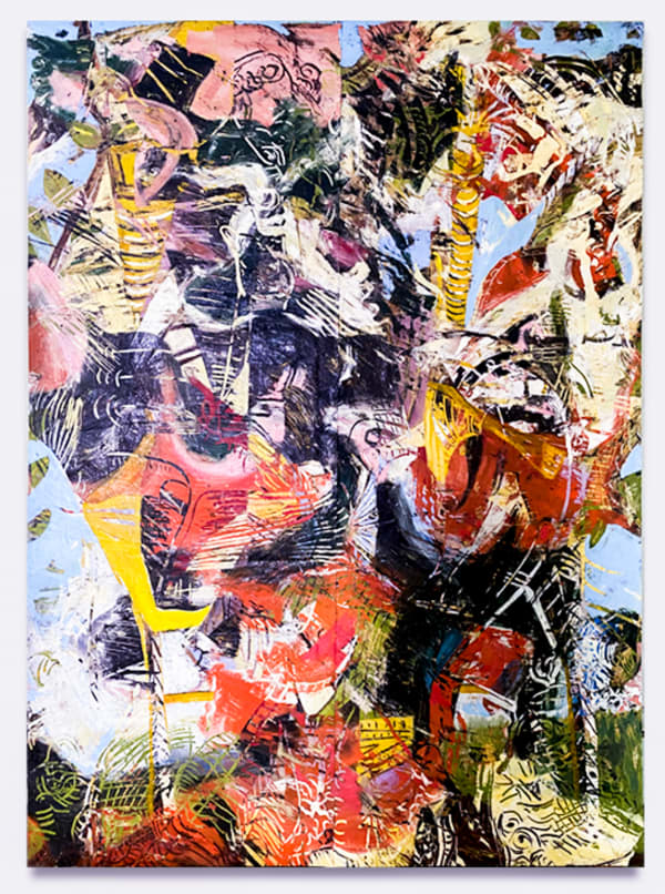 Angel Otero Willow of Mine, 2020 Oil paint and oil paint skins on canvas 84 x 60 x 2 in 213.4 x 152.4 x 5.1 cm Unframed + $1,500 to frame