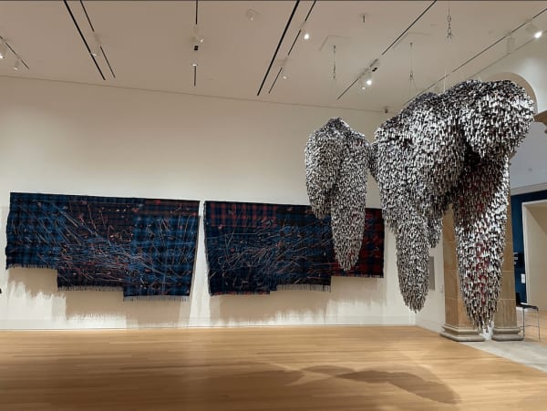 Marie Watt, Shown for purposes of seeing other examples of large installation. Installtion Views , 2023