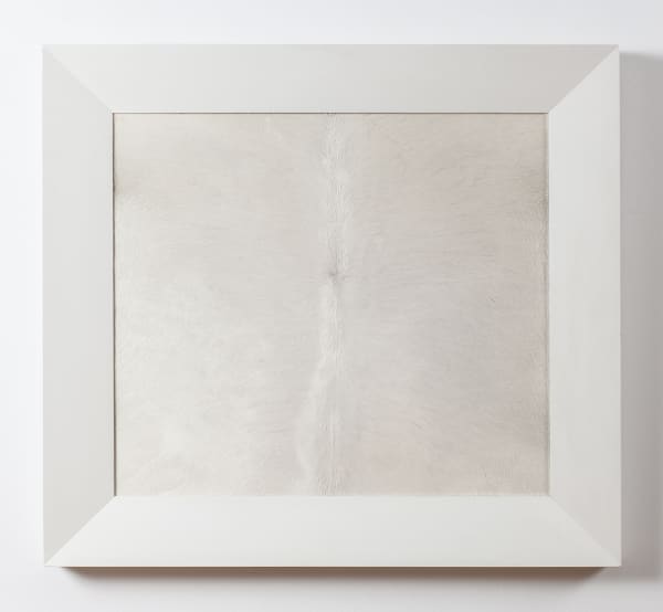 Tony Tasset Domestic Abstraction, 1986-87 Fur, wood frame 31 x 34 in 78.7 x 86.4 cm