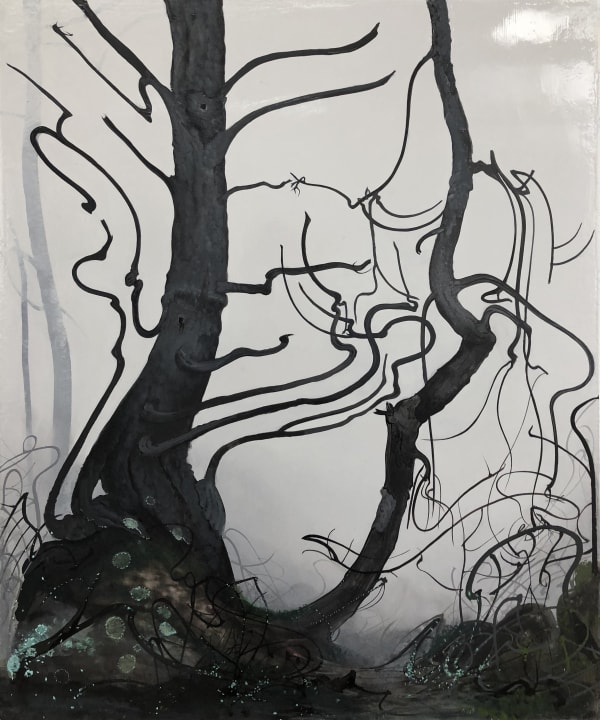 Inka Essenhigh, Pine and Spruce, 2018