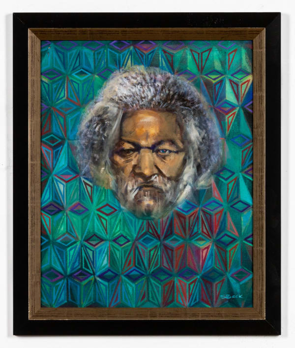 Sherman Beck b. 1942Portrait of Frederick Douglass, 2010 Oil on canvas 20 x 16 in 50.8 x 40.6 cm