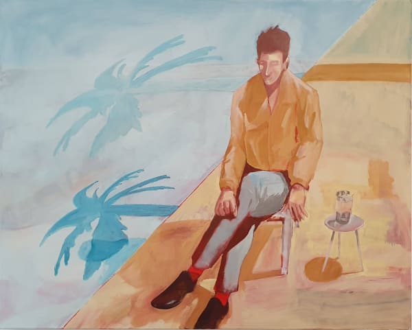 Alex Slattery's oil on linen painting 'What to do with tomorrow'.