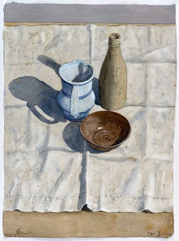 Thornton Walker, Still life with brown bowl, 2024