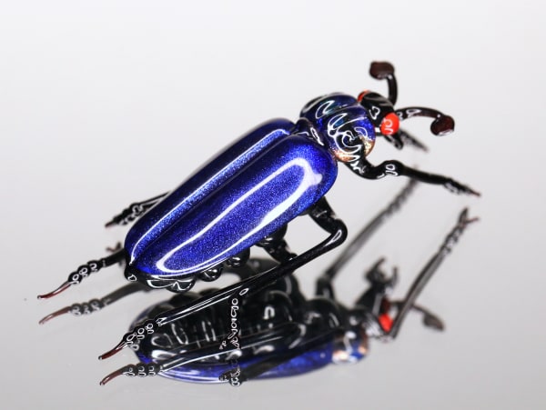 Elijah Schwartz Blue Avent Beetle, 2020 2 x 3 x 2 inches