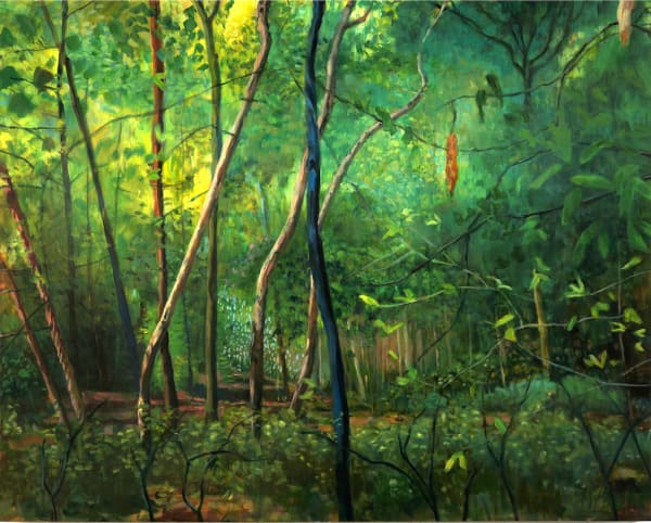 Amy Talluto White and Golden, Lizzie Stood, 2019 24 x 30 inches