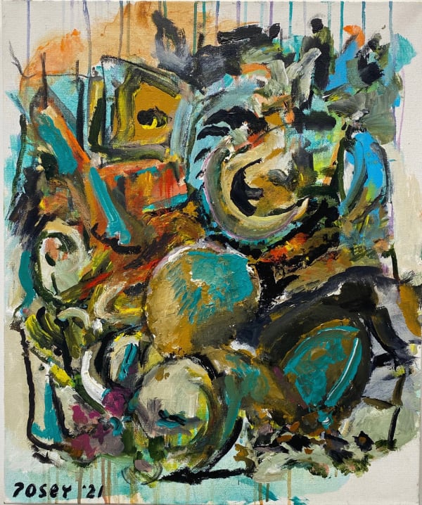 Sam Posey Cuisine Art, 2021 24 x 20 inches