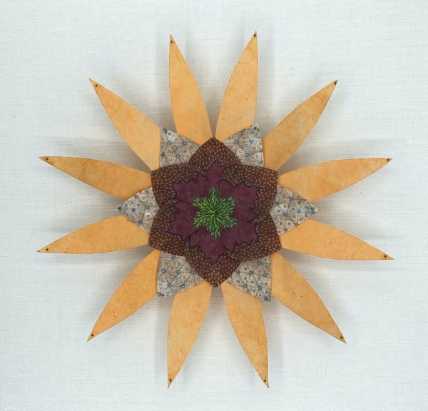 Jill Parisi Earth and Sky Star, 2021 10.5 x 10.5 x 3.5 inches (framed in acrylic shadowbox)