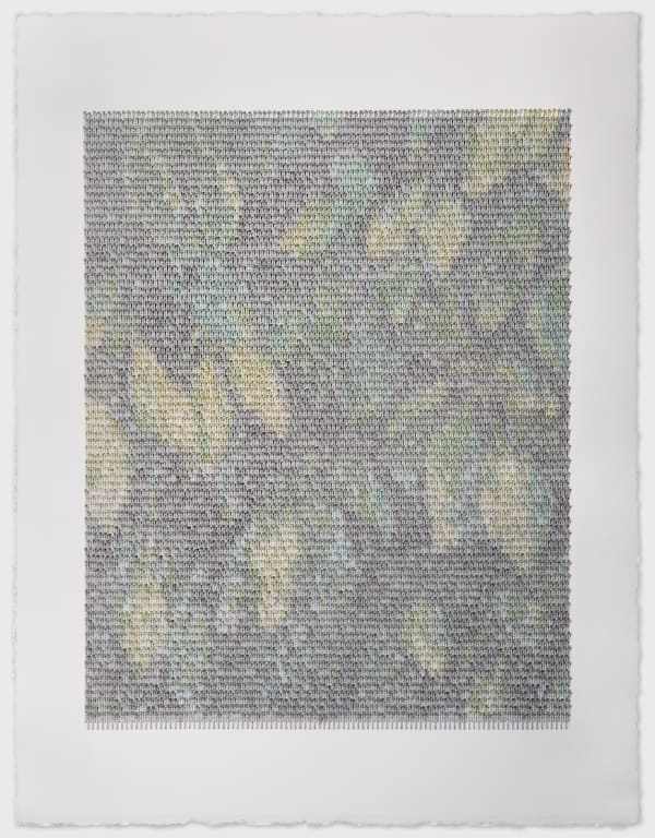 Meg Hitchcock Persephone, 2019 48 x 38.24 in. (unframed) (approx), 49 x 39.5 (framed)