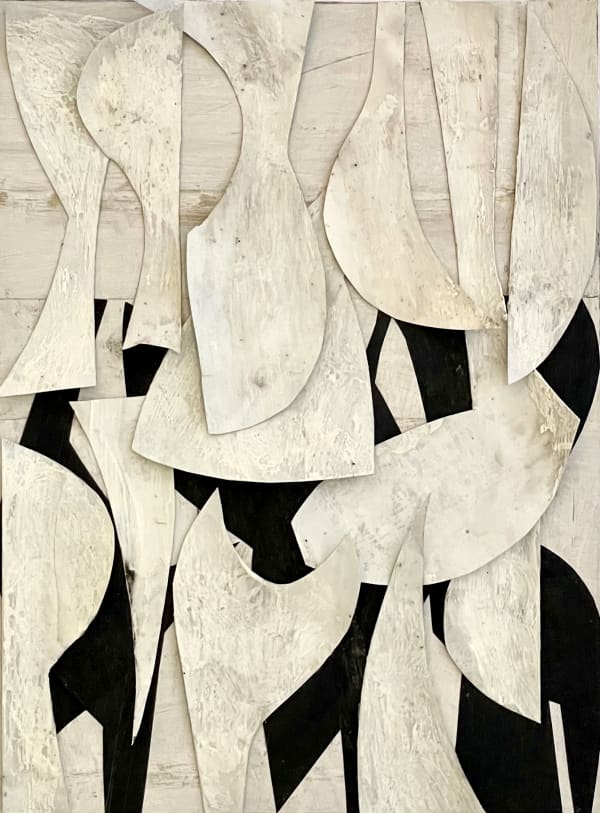 Daniel Anselmi, Collage-Construction Black, 2022