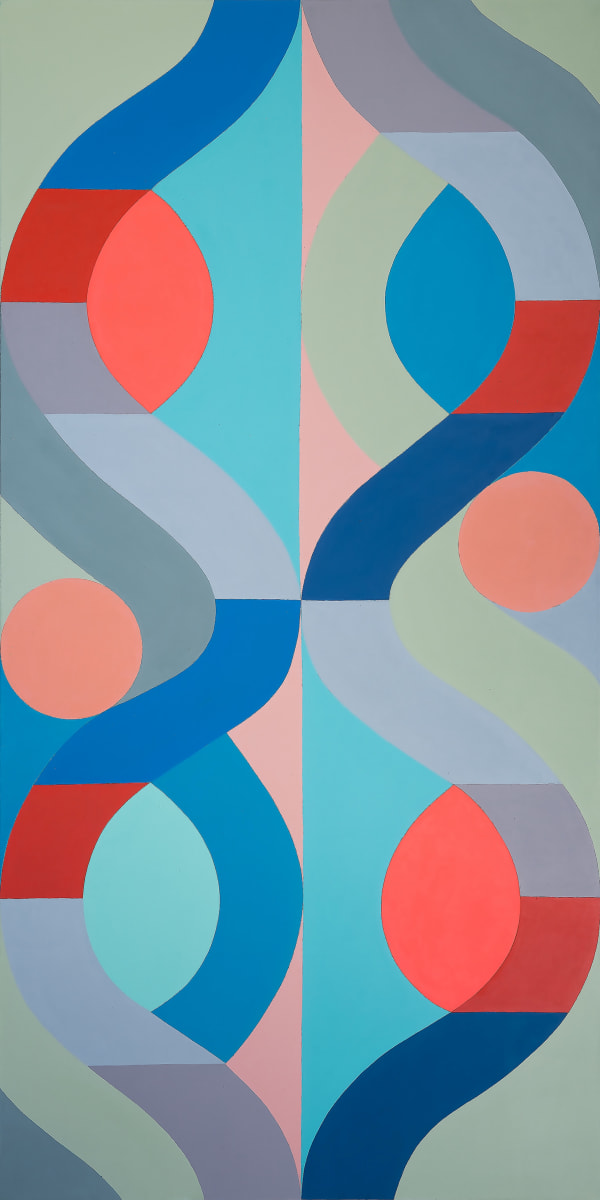 Julie Gross Vertical Sine Horizon #7, 2013 64 x 32 inches