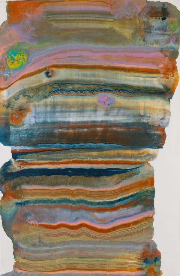 Laura Moriarty Sedimented, 2025 35.5 x 25.5 inches (unframed), 42 x 28 x 1.5 inches (framed)