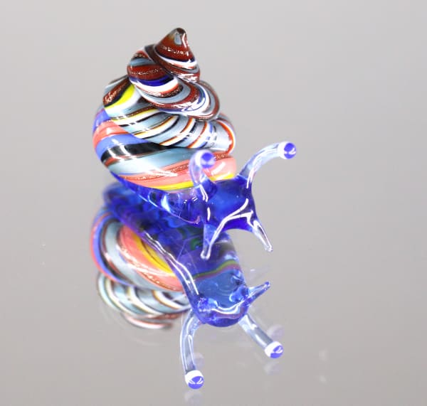 Elijah Schwartz, Mixed Avent Blue Snail, 2020