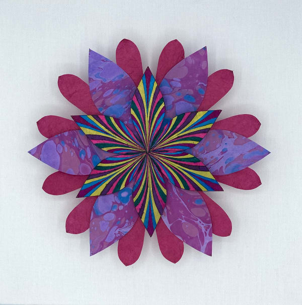 Jill Parisi, Triple Shooting Star Flower (Purple), 2021