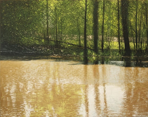 Benoît Trimborn Riviere au Printemps IX 63 x 78.7 inches