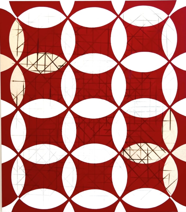 Kathleen Kucka Red, Red Cosmos, 2023 32 x 28 inches