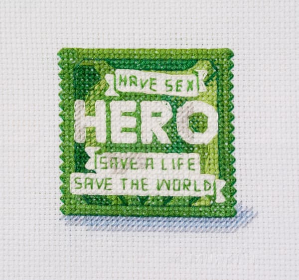 Katrina Majkut, Condom: Save a Life, 2019