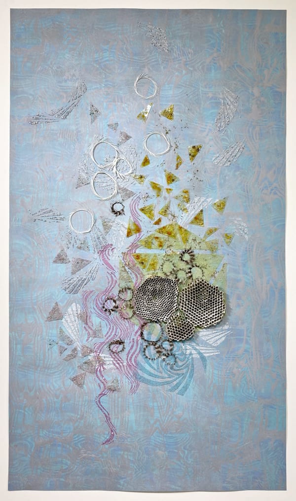 Eleanor White Up in the Air, 2023 43.25 x 25 inches (unframed), 45.5 x 27.5 inches (framed)