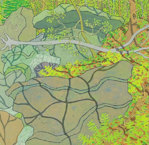 Gregory Hennen, Summer Cascade, 2020