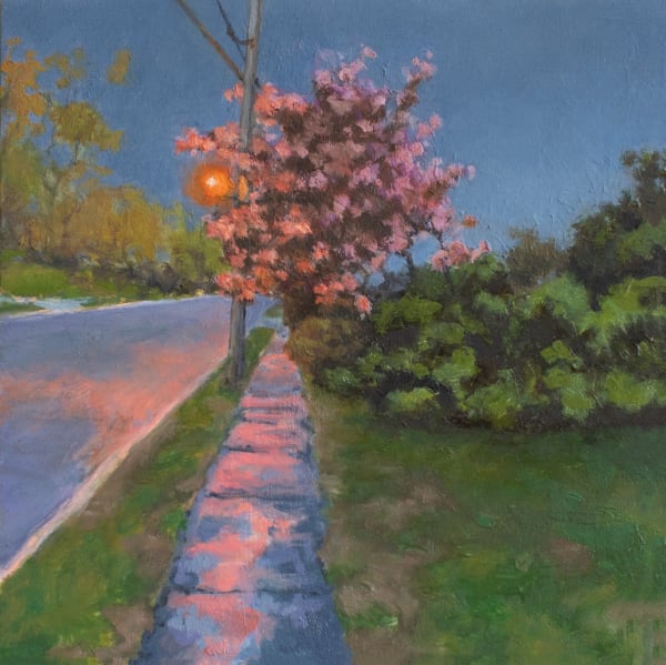 Sally Maca Passing Storm, 2019 4 x 4 inches