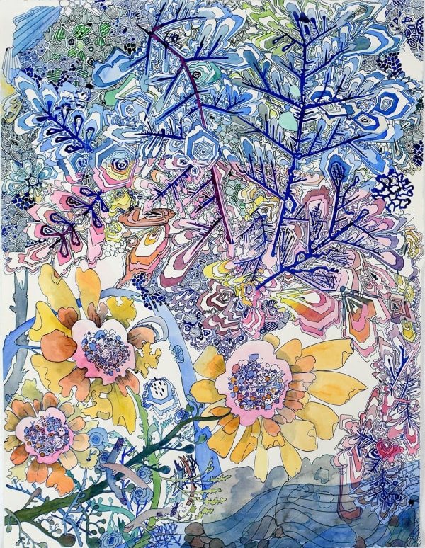 Sarah Morejohn Spring Glow, 2024 30 x 23 inches (unframed), 35 x 28 inches (framed)