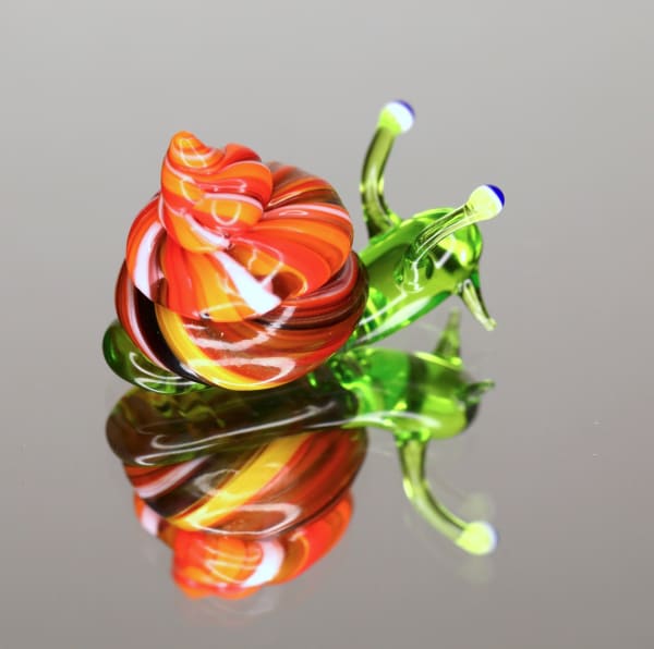Elijah Schwartz Orange Green Snail, 2020 1 x 1 x 1 inches