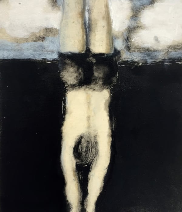 David Konigsberg Dive, 2020 6.5 x 7.5 inches