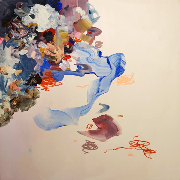 Janna Watson A Ribbon Floats, 2019 36 x 36 inches