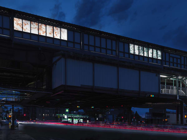 Jackie Battenfield, Night view from Avenue P, 2018