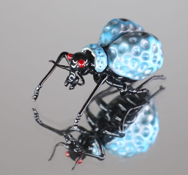 Elijah Schwartz Turquoise Blister Beetle, 2020 2 x 1 x 1 inches