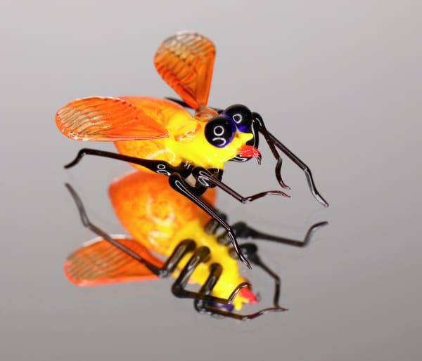Elijah Schwartz Yellow Red Stip Fly, 2020 2 x 2 x 1 inches
