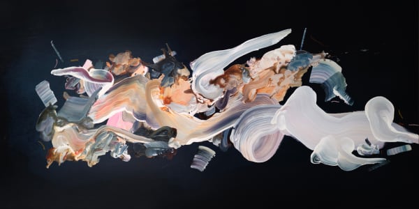Janna Watson Thunder Rolls Down the Hills, 2023 36 x 72 inches