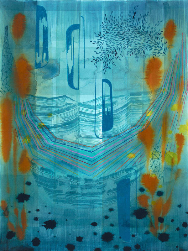 Gabe Brown Untitled #618, 2021 24 x 18 inches (unframed)