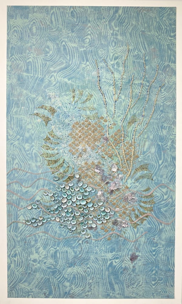Eleanor White Shallows, 2023 43.25 x 25 inches (unframed), 45.5 x 27.5 inches (framed)