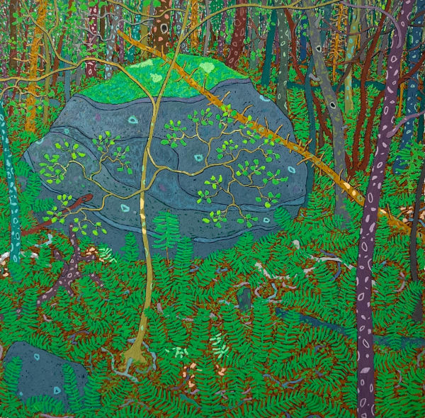 Gregory Hennen, Moss Topped Boulder Wyatt Mt., 2023