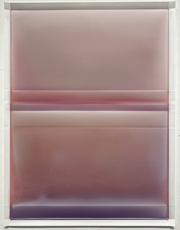 Susan English, Cascading Folds (with footer) No. 2, 2021