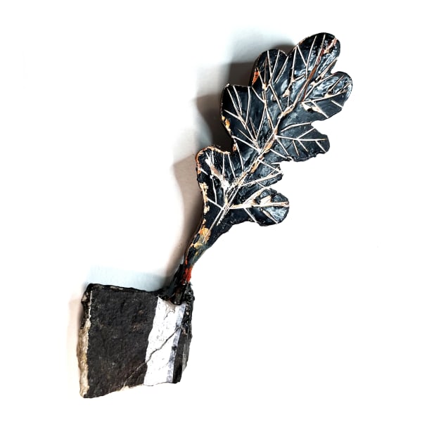 Abide Wood, plaster, paint, varnish, glue 130mm x 90mm