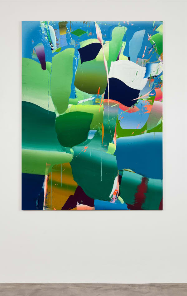 The wind blows over the mossy valley
